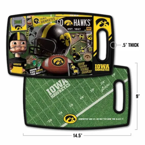 College Retro Series Cutting BoardIowa Hawkeyes {3}