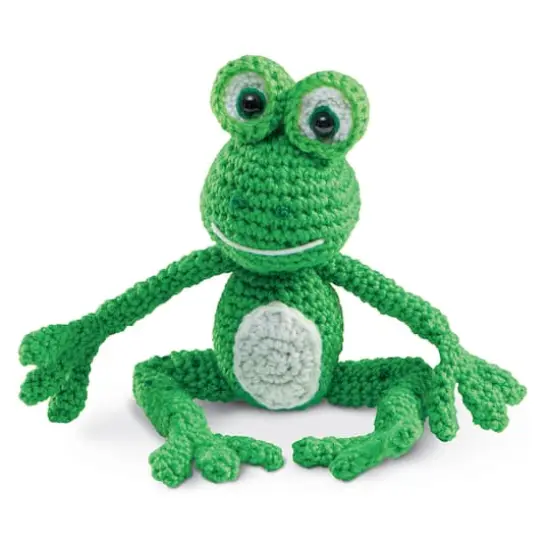 Intermediate Frog Amigurumi Crochet Kit by Loops & Threads&reg; {1}