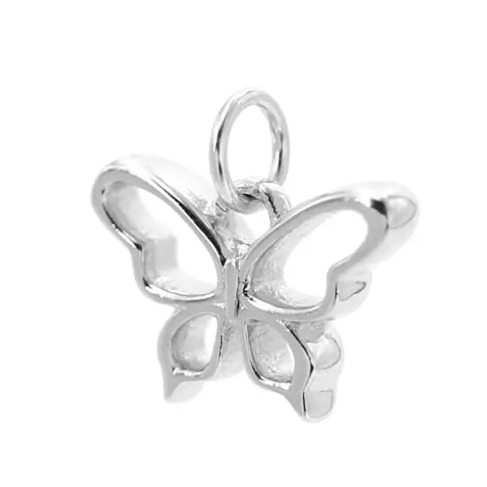 Sterling Silver Butterfly Icon Charm by Bead Landing&trade; {4}