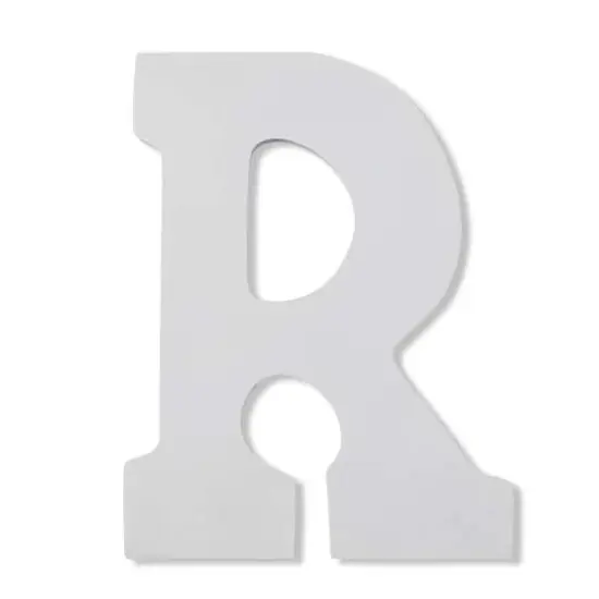 9" White MDF Whimsy Letter by Make Market&reg; R {1}