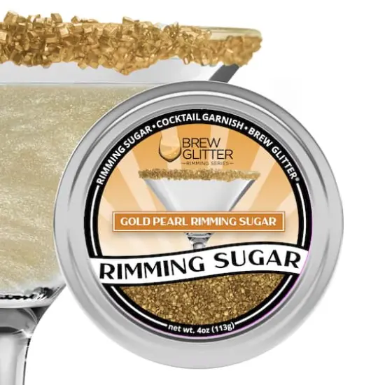 Bakell&reg; Brew Glitter Rimming Sugar Gold {1}