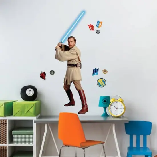 RoomMates Classic Obi-Wan Peel & Stick Giant Wall Decals {3}