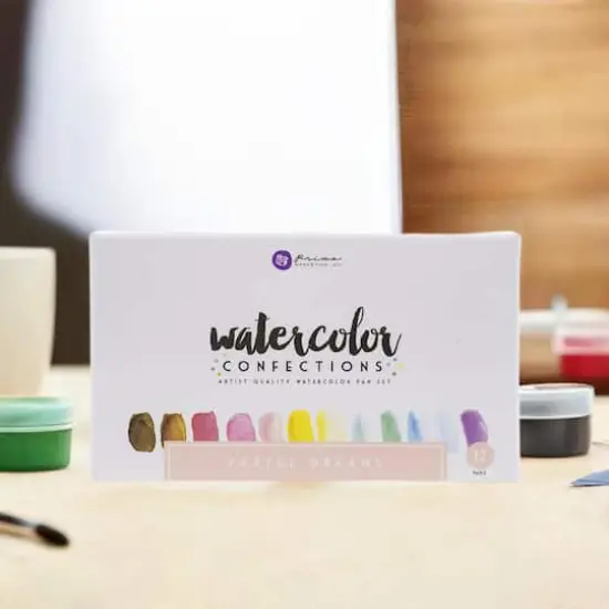Prima&reg; Watercolor Confections Pastel Dreams Watercolor Pans {1}