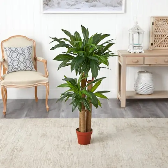4ft. Corn Stalk Dracaena Silk Plant {4}