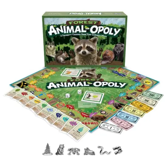Late For The Sky Forest Animal-Opoly&trade; Board Game {6}