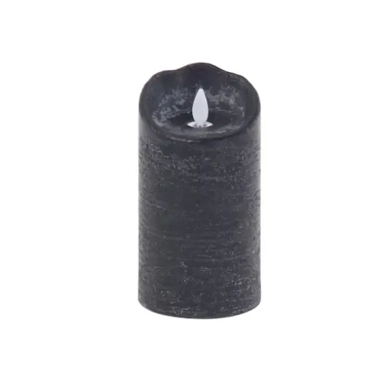 Black Traditional Wax Flameless Candle, 3ct. {3}