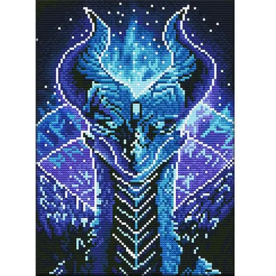 Sparkly Selections Dragon Glow in the Dark Diamond Art Kit {1}