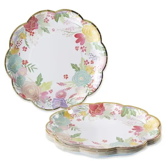 Kate Aspen&reg; 9'' Garden Blooms Premium Paper Plates, 16ct. {1}