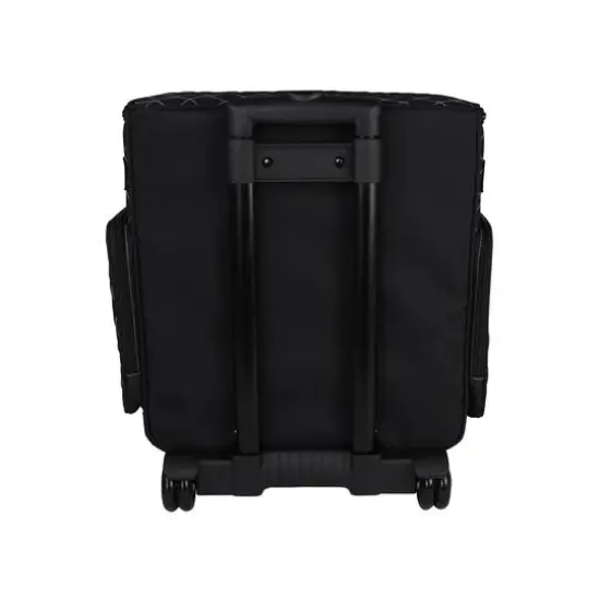 Everything Mary Black & Blue Quilted Rolling Craft Bag {3}