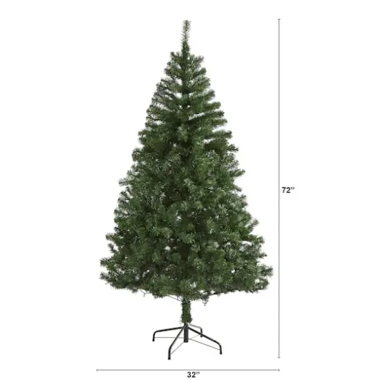 6ft. Unlit Northern Tip Pine Artificial Christmas Tree {7}