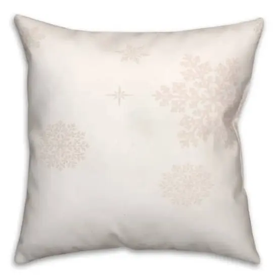Gnome Holidays Neutral 18x18 Throw Pillow {3}