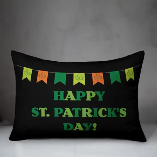 Banner Patricks Day 14" x 20" Throw Pillow {4}