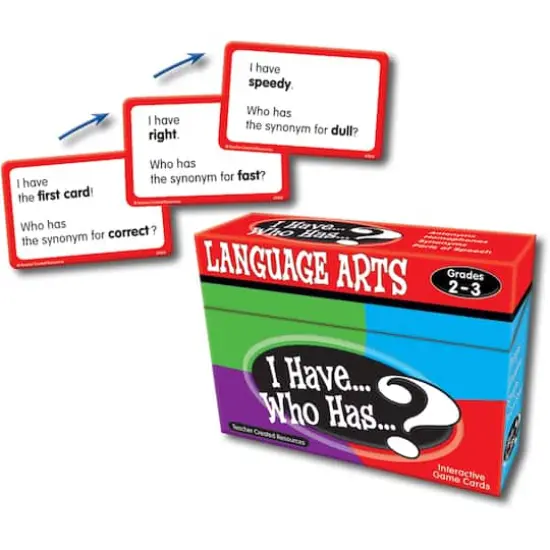 I Have... Who Has...? Language Arts Games, Grades 2-3 {3}