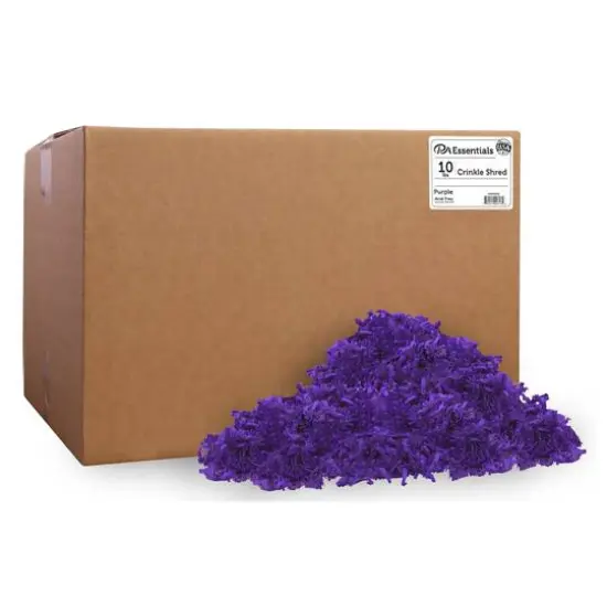 PA Essentials Crinkle Shred Box, 10lb. Burgundy {2}