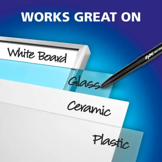 EXPO&reg; 4 Color Fine Tip Wet Erase Markers {7}