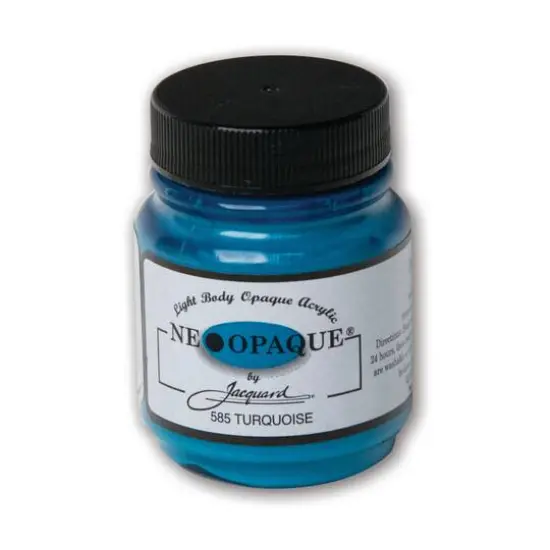 Jacquard Neopaque&reg; Acrylic Paint, 2.25oz. 585 Turquoise {1}