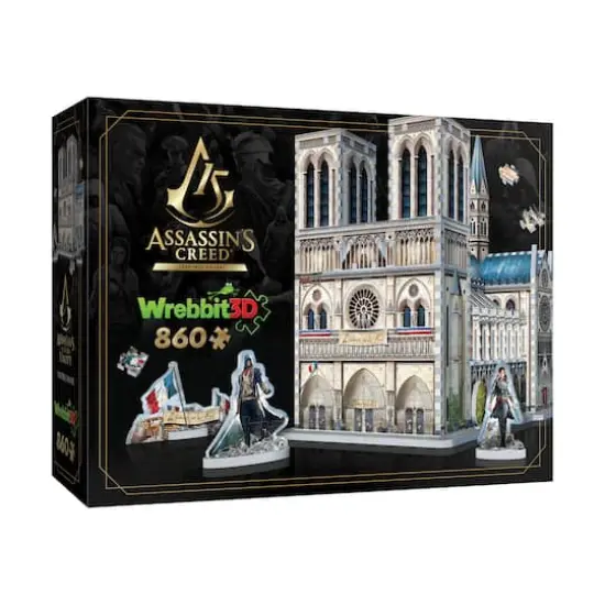 Assassin's Creed Unity - Notre-Dame 3D Puzzle: 860 Pcs {1}