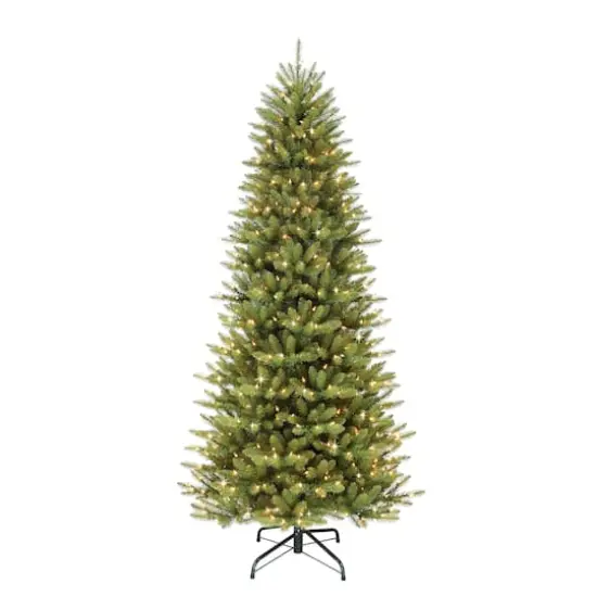 7.5ft. Pre-Lit Slim Fraser Fir Artificial Christmas Tree, Clear Lights {1}