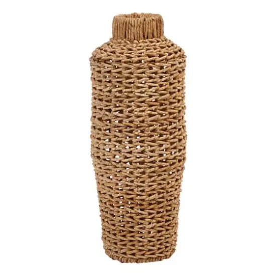 Hello Honey&reg; 22" Handwoven Water Hyacinth & Rattan Floor Vase {3}