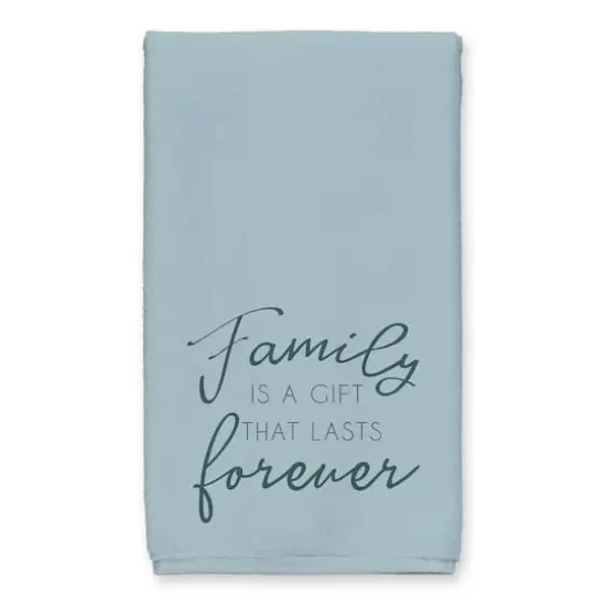 Family is a Gift Tea Towel Set Blue {3}