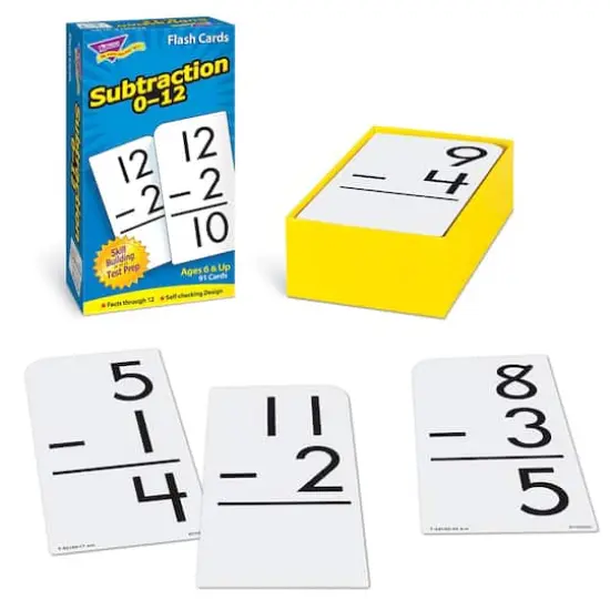 Trend Enterprises&reg; Subtraction 0-12 Skill Drill Flash Cards {3}