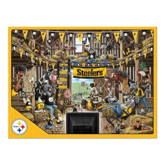 NFL Barnyard Fans 500 Piece Puzzle Pittsburgh Steelers {5}