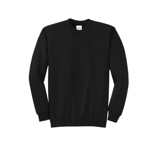 Port & Company&reg; Neutrals Core Fleece Crewneck Sweatshirt Jet Black {1}