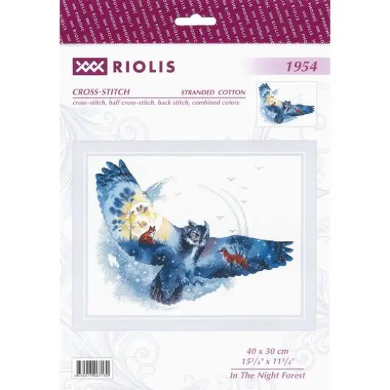RIOLIS In The Night Forest Cross Stitch Kit {1}