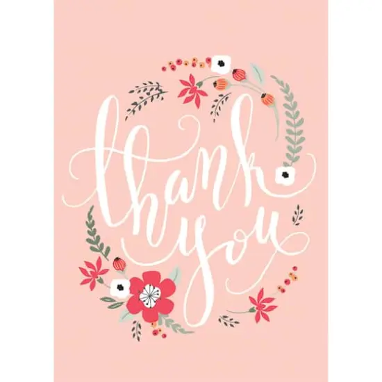 JAM Paper Assorted Floral Design Blank Thank You Cards Set, 36ct. {4}