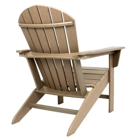 Brown Traditional Adirondack Chair {5}