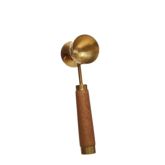 9.5" Gold Metal Jigger with Wood Handle by Ashland&reg; {3}