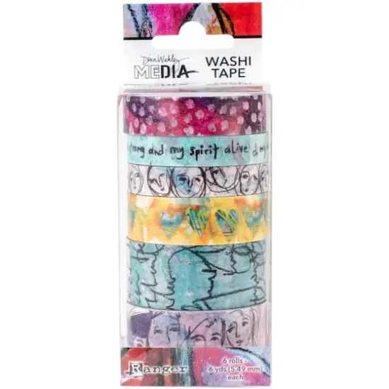 Dina Wakley Media Washi Tape Set 1 {1}