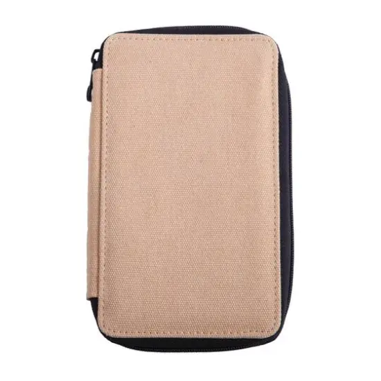 Global Art 48 Slot Canvas Pencil Case Wheat {1}