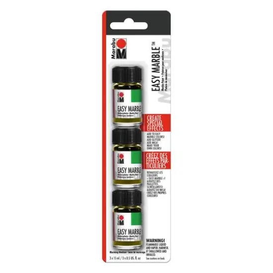 Marabu Easy Marble Clear Colors Starter Set, 15mL {1}