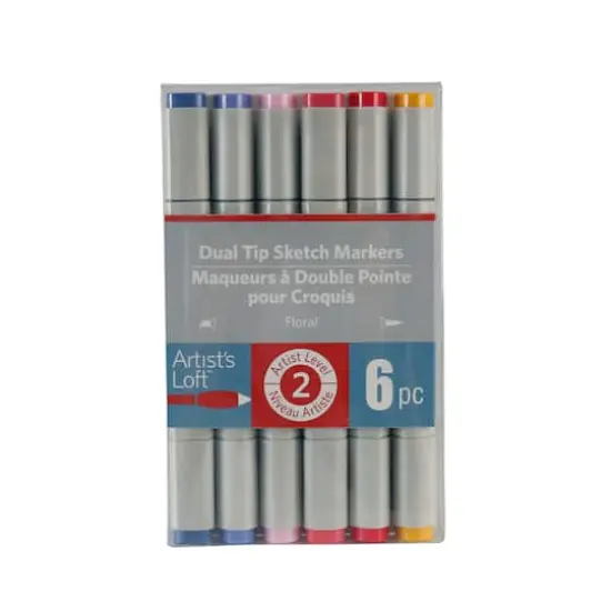 Floral Level 2 Dual Tip Sketch Marker Set by Artist&rsquo;s Loft&trade; {5}