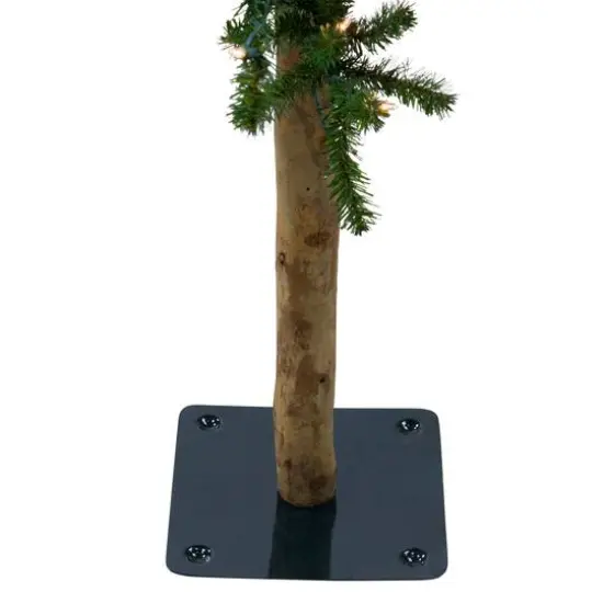 6ft. Pre-Lit Alpine Artificial Christmas Tree, Clear Lights {7}