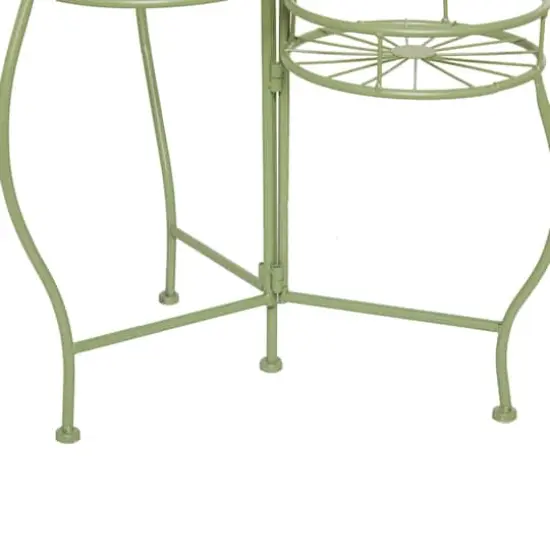 Green Iron Transitional Plantstand, 21" x 19" x 18" {5}
