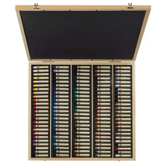Sennelier 120-Color Picasso Oil Pastel Wood Box Set {1}