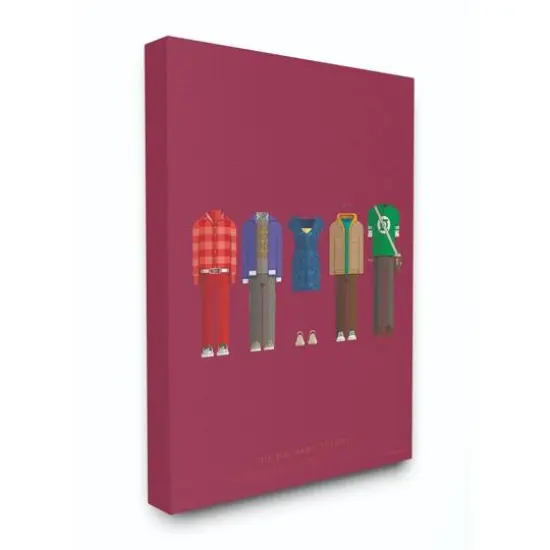Stupell Industries Big Bang Theory Character's Fashion Canvas Wall Art {1}