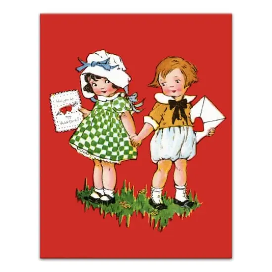 Be My Valentine 11" x 14" Canvas Wall Art {1}