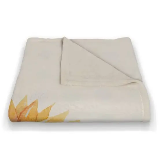 Love Laughter Leaf Coral Fleece Throw {3}