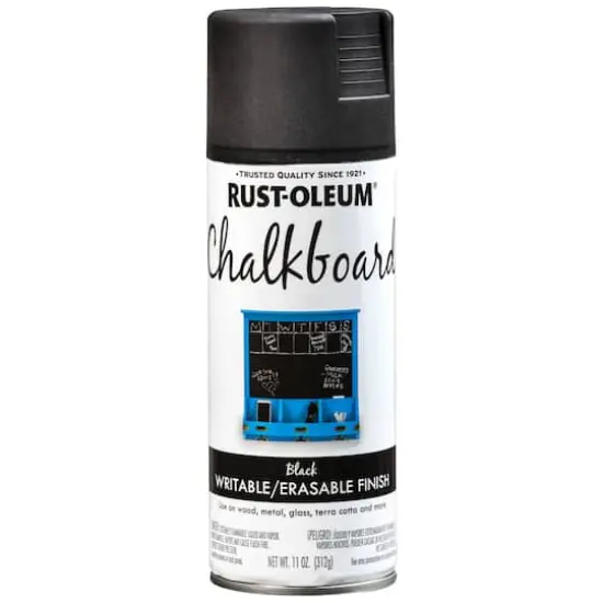 Rust-Oleum&reg; Flat Black Chalkboard Spray Paint {7}