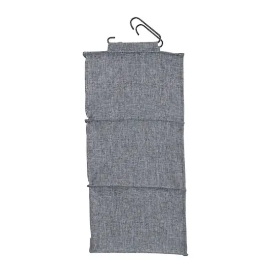 Household Essentials 3 Shelf Hanging Closet Organizer Graphite {5}