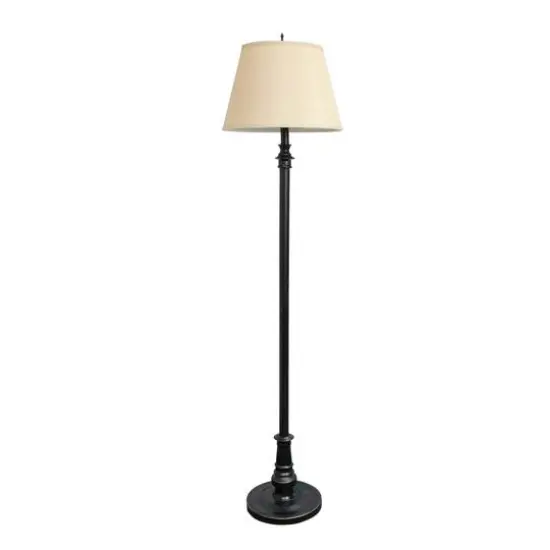 Lalia Home Restoration Bronze Table and Floor Lamp Set {7}