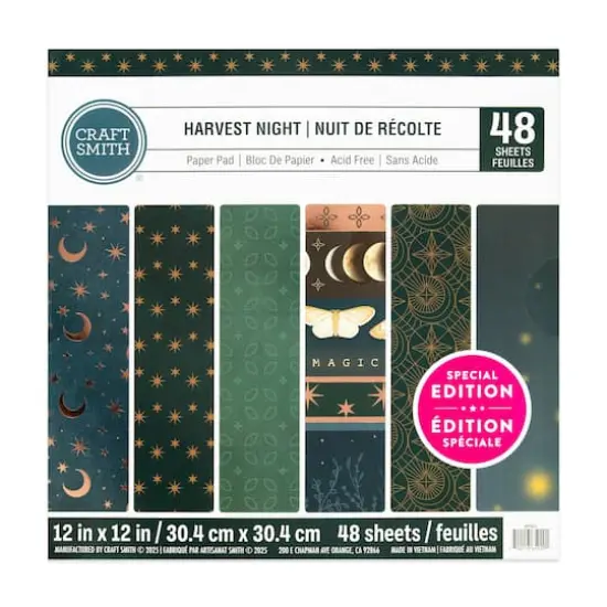Craft Smith 12" x 12" Harvest Night Paper Pad {1}