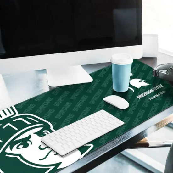 College Football Logo Series Desk Pad Michigan State Spartans {5}