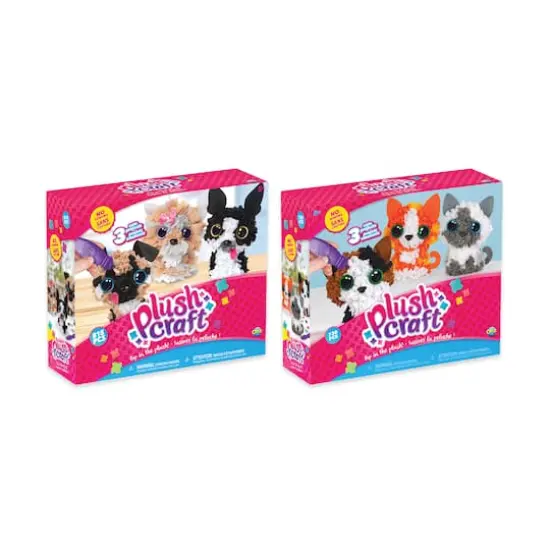 Assorted PlushCraft&trade; 3D Fabric Craft Mini Pack {1}