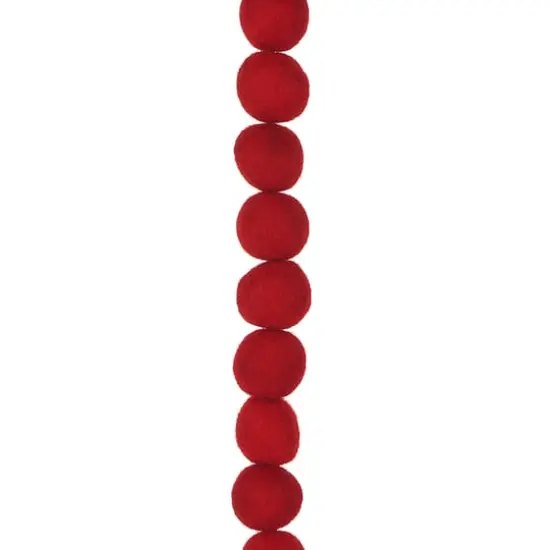 6ft. Red Pom Pom Garland by Ashland&reg; {3}