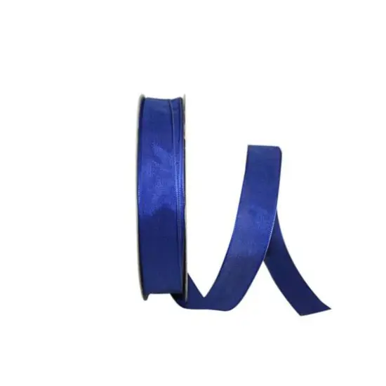Reliant 7/8" x 50yd. Linen Touch Mono Solid Ribbon Royal {1}