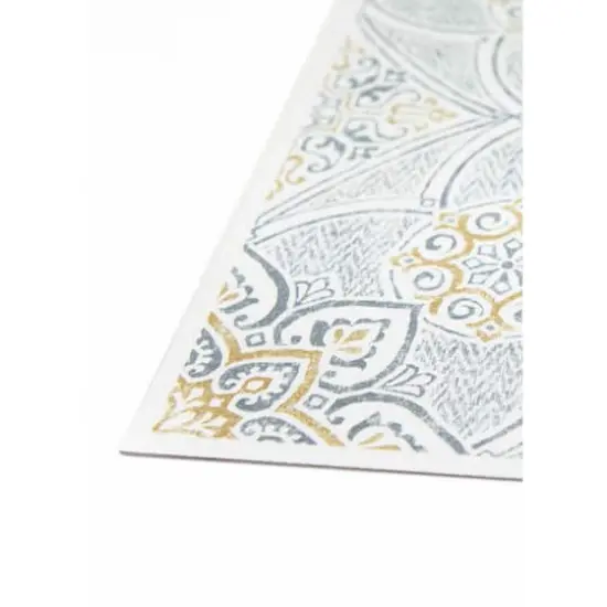 FloorPops Decora Blue Peel & Stick Floor Tiles {7}